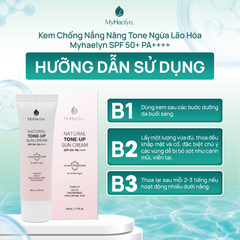 KEM CHỐNG NẮNG VẬT LÍ TONE-UP SPF50+ 50ML (MYHAELYN NATURAL TONE-UP SUN CREAM SPF50+ PA++++ - 8809236798628)
