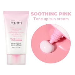 Kem chống nắng MAKE P:REM Soothing Pink Tone Up Sun Cream 50ml