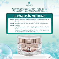 KEM NMN MELASMA EXOSOME - BAN ĐÊM 50ML(MYHAELYN NMN EXO MELASMA CLEAR NIGHT CREAM-8809186779647)