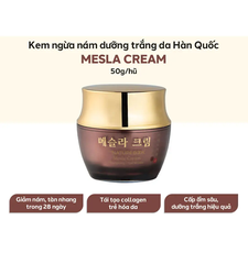 Kem làm trắng, chống nhăn da, hỗ  trợ giúp giảm thâm nám da( THE NATURE BOOK MESLA CREAM)  Trọng lượng 50g