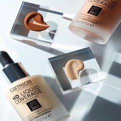 Kem nền Catrice HD Liquid Coverage Foundation 002 Porcelain Beige dạng lỏng 30ml
