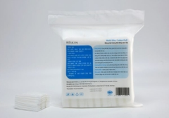 Bông tẩy trang hiệu Ibeaudy Reskin, miếng vuông,180miếng/gói
