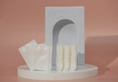 Bông tẩy trang hiệu Ibeaudy Reskin, miếng vuông,180miếng/gói