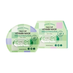 Mặt nạ BANOBAGI Stem Cell Vitamin  Mask Whitening & Relaxing Revital