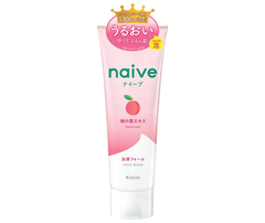 Sữa rửa mặt Kracie NAIVE FACE WASH (PEACH LEAF) 130G4901417674418