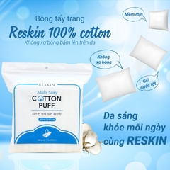 Bông tẩy trang hiệu Ibeaudy Reskin, miếng vuông,180miếng/gói