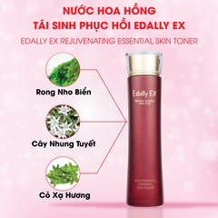 Edally Ex Bộ nước hoa hồng và sữa dưỡng Rejuvenating Skin Care