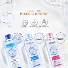Nước Tẩy Trang L'oreal Refreshing Micellar Water 400ml #Xanh Nhạt