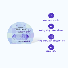 Mặt nạ BANOBAGI Stem Cell Vitamin  Mask Whitening And Lifting