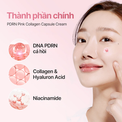 Kem dưỡng căng bóng da PDRN Pink Collagen Capsule Cream 55g