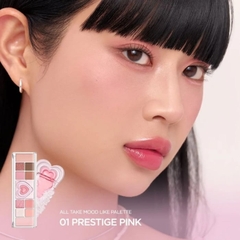 Bảng phấn mắt PERIPERA 3IN1 All Take Mood Like Palette 01 Prestige Pink