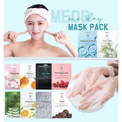 Mặt nạ MEDB 1 Day Placenta Mask pack, giúp dưỡng ẩm, cải thiện độ đàn hồi, giảm nếp nhăn