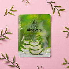 Mặt nạ MEDB 1 Day Aloe Vera Mask Pack, giúp dưỡng ẩm, làm dịu da khô