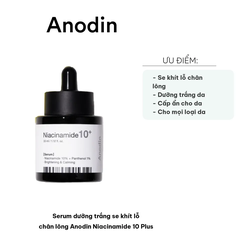 Serum dưỡng da ANODIN NIACINAMIDE 10 PLUS SERUM
