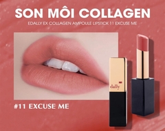 Son dưỡng ẩm, trang điểm, tăng độ đàn hồi và độ bóng mượt cho môi (Edally EX Collagen Ampoule Lipstick 11 EXCUSE ME ). Khối lượng 3.5g.
