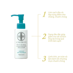 Dầu rửa mặt cho da nhiều dầu và da mụn - NARIS ACNE GRAND MEDICATED MILD CLEANSING OIL