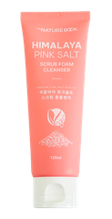 Sữa rửa mặt làm sạch,loại bỏ chất nhờn,bụi bẩn,dưỡng ẩm,làm trắng da (THE NATURE BOOK HIMALAYA PINK SALT SCRUB FOAM CLEANSER). Thể tích 120ml.