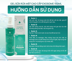 GEL RỬA MẶT CAO CẤP CÔNG NGHỆ EXOSOME 150ML (MYHAELYN COMPLETE PURE ACNE GEL CLEANSER-8809236797348)