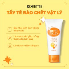 Tẩy tế bào chết dưỡng sáng da ROSETTE Gommage Bright Peel 120g -4901696542255