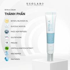 Kem chống lão hóa đa cấp độ USOLAB RETIN A CREAM 30ML (8809801690746)