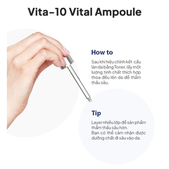 Tinh Chất Dưỡng Sáng Da Mờ Thâm Maxclinic Vita10 Vital Ampoule 100ml