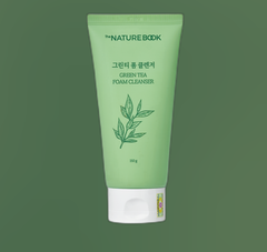 Sữa rửa mặt làm sạch bụi bẩn, bã nhờn và mụn đầu đen trên da, dưỡng ẩm cho da(THE NATURE BOOK GREEN TEA FOAM CLEANSER)150g