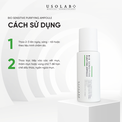 Tinh chất cô đặc làm sạch USOLAB BIO SENSITIVE PURIFYING AMPOULE 50ML