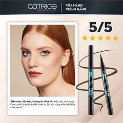 Dạ kẻ mắt Catrice Brush Ink Tattoo Liner Waterproof 010 Black Waterproof - Shanghai Beukay Cosmetics
