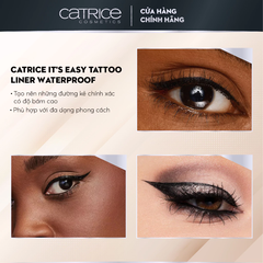 Dạ kẻ mắt Catrice Brush Ink Tattoo Liner Waterproof 010 Black Waterproof - Shanghai Beukay Cosmetics