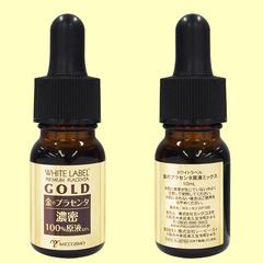 Tinh chất dưỡng da (dùng cho da mặt) giúp dưỡng trắng da, đem lại độ ẩm cho da - WHITE LABEL PREMIUM PLACENTA GOLD ESSENCE 10ml