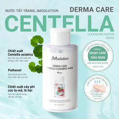 Nước tẩy trang dưỡng da JMsolution Derma Care Centella Water Clear 850ml/chai