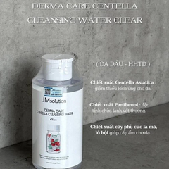 Nước tẩy trang dưỡng da JMsolution Derma Care Centella Water Clear 850ml/chai