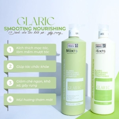 GLARIC SMOOTHING NOURISHING SHAMPOO 500ML( Gội xanh lá 500ml) - 5061014616033