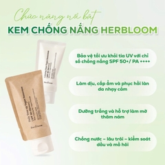 Kem chống nắng bật tone Daily toneup vegan sunscreen, Thương hiệu: Herbloom 50ml/tuýp