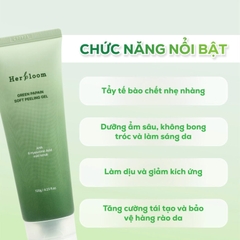 Tẩy da chết Herbloom green papain soft peeling gel Thương hiệu: Herbloom 120ml/tuýp