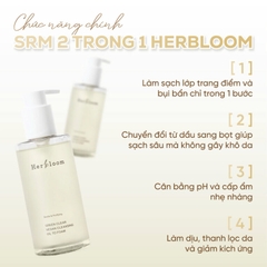 Kombucha clear vegan cleasing oil to foam sữa rửa mặt và dầu tẩy trang 2 trong 1 Thương hiệu: Herbloom 200ml/chai
