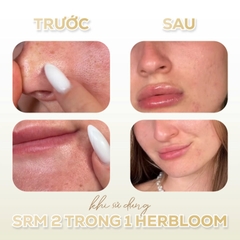 Kombucha clear vegan cleasing oil to foam sữa rửa mặt và dầu tẩy trang 2 trong 1 Thương hiệu: Herbloom 200ml/chai