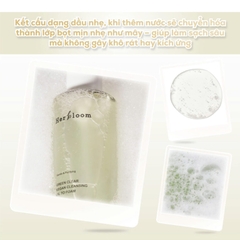 Kombucha clear vegan cleasing oil to foam sữa rửa mặt và dầu tẩy trang 2 trong 1 Thương hiệu: Herbloom 200ml/chai