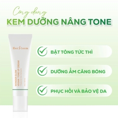 Kem dưỡng trắng bật tông Herbloom thuần chay cho mọi loại da gel Thương hiệu: Herbloom 50ml/tuýp