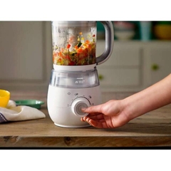 Máy hấp và xay thức ăn Philips Avent 4 in 1 SCF875/02 1000ml