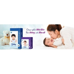 Bỉm dán/quần Goldgi+ Nhật 2020 Size Nb92/S84/M66/M60/L56/L48/XL46/XL44/XXL34