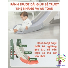 Cầu trượt xích đu bóng rổ bóng đá golf liên hoàn  Holla 5in1