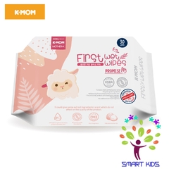 Khăn Ướt Cao Cấp K-mom Hàn Quốc First Wet Wipes (30C)
