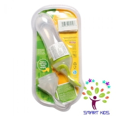 Bình thìa ăn bột Silicone Nuby 2 bước hoàn toàn mới dung tích 90ml