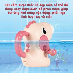 Đồ chơi nhà tắm cá ngựa xoay phun nước Umoo