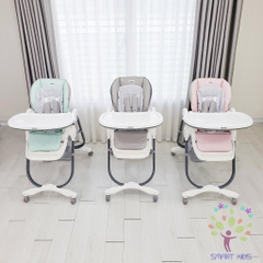 Ghế ăn cao Umoo U-04 UM-05101 có bánh 3 nấc ngả 7 nấc cao hàng chính hãng