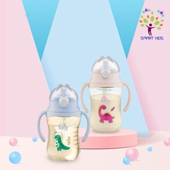 BÌNH TRITAN BẬT HÚT 2 TAY CẦM VỚI PHAO 360 ĐỘ 250ML FATZ BABY FB0250NX