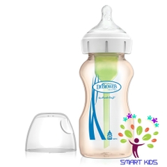 Bình sữa cổ rộng Dr.Brown's nhựa PESU Option Plus 150ml và 270ml