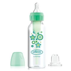 Bình Sữa Dr Brown's Cổ Thường 250ml Nhựa Pp Options Plus Chuyển Đổi 2 Giai Đoạn