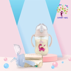 BÌNH TRITAN BẬT HÚT 2 TAY CẦM VỚI PHAO 360 ĐỘ 250ML FATZ BABY FB0250NX